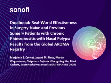 Dupilumab Real-World Effectiveness in CRSwNP: AROMA Registry Results